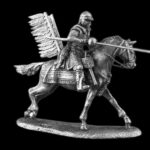 Статуетка Польський гусар. Битва під Віднем. 1620 рік 9 см з металу та олова, колекційна, антикваріат, подарунок колекціонеру